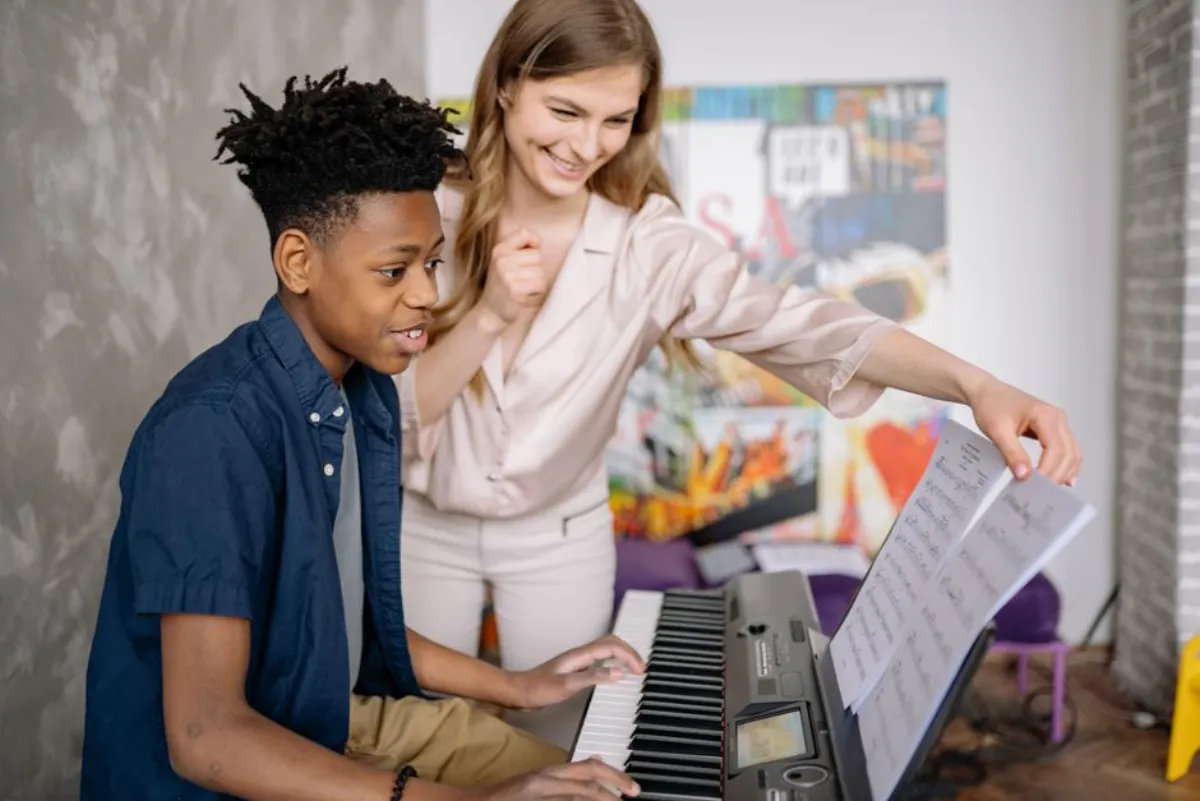 piano lesson